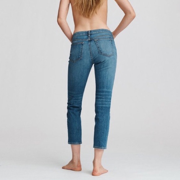 RAG & BONE Dre Low-Rise Boyfriend - Clean Marie - Picture 2 of 3